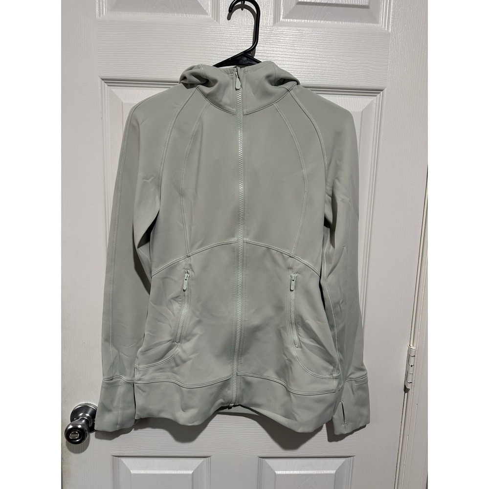 Lululemon Day Maker Full Zip Hoodie Light Green 6 W3CVIS
